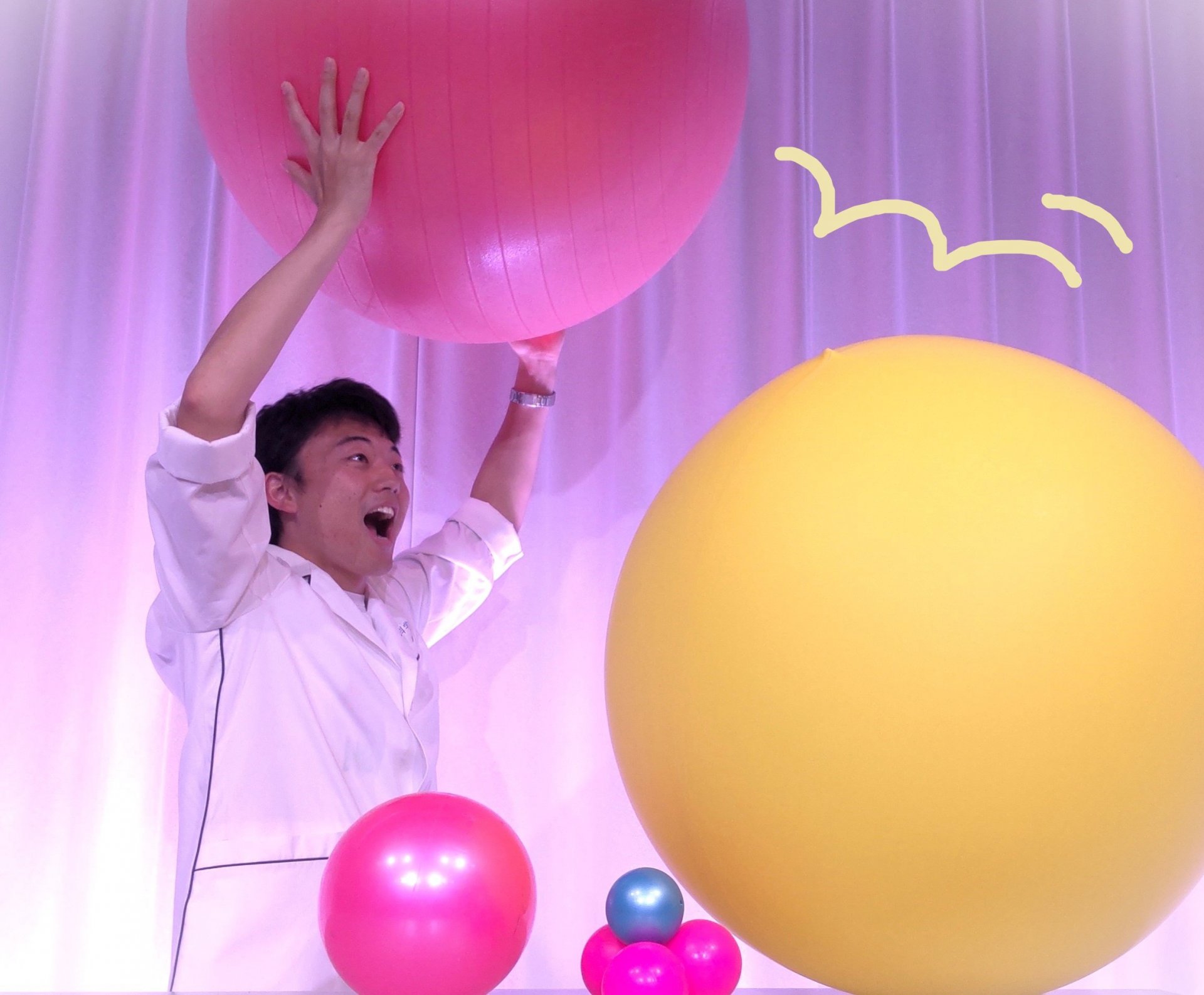 サイエンスショー「ポンポンコロコロ　〇のヒミツをさぐれ！」