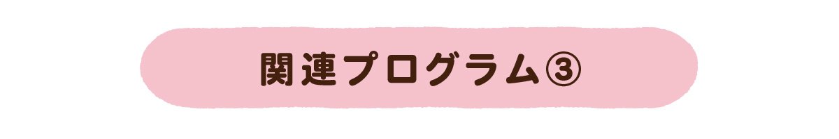 関連プログラム③