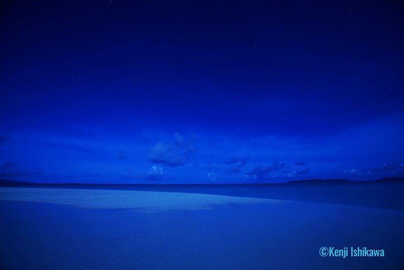 「砂州」沖縄県竹富島